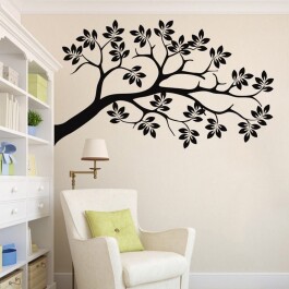 Gren med blade wallsticker