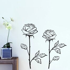 Roser wallsticker