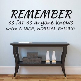 Normal family wallsticker