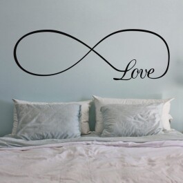Infinity love wallsticker