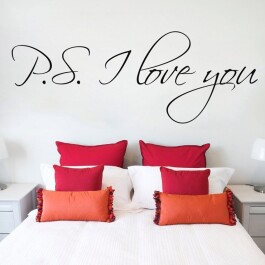 P.S. I love you wallsticker