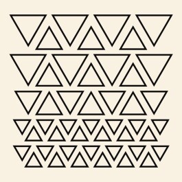 Omridsede trekanter wallsticker