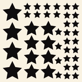 Stjerner wallsticker