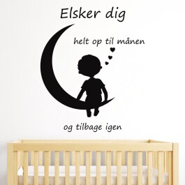 Elsk din søn wallsticker