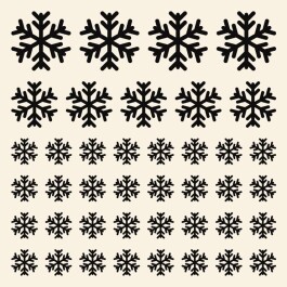 Snefnug wallsticker