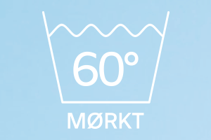 Vaskemærke 60 mørkt