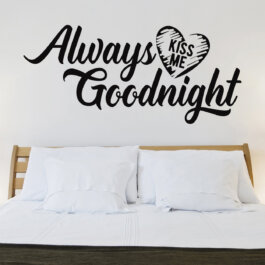 #2 always kiss me goodnight wallsticker