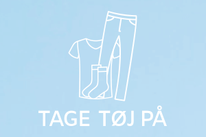 Tage tøj på