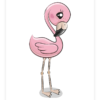 Plakat med en sød flamingo