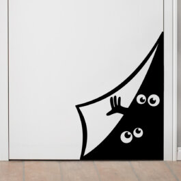 Wallsticker med nysgerrige væsner